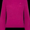 MAGLIONE DA DONNA SUN68 ROUND NECK ALPACA CICLAMINO K44260 72