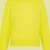 MAGLIONE DA DONNA SUN68 TURLE NECK ALPACA SOLID COLOR LIME K43254 68