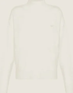 MAGLIONE DA DONNA SUN68 TURLE NECK ALPACA SOLID COLOR BIANCO PAN K43254 31