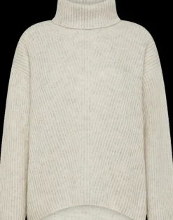 MAGLIONE DA DONNA SUN68 TURTLE NECK ALPACA BIANCO PANNA K44280 31