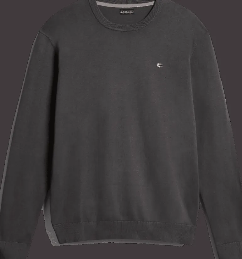 MAGLIONE DA UOMO NAPAPIJRI DROZ 4 DARK GREY SOLID NP0A4GJP H98
