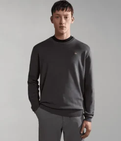 MAGLIONE DA UOMO NAPAPIJRI DROZ 4 DARK GREY SOLID NP0A4GJP H98