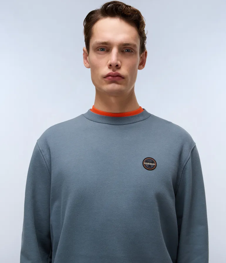 MAGLIONE DA UOMO NAPAPIJRI B-BADGE C SUM NP0A4IC6 G1Y