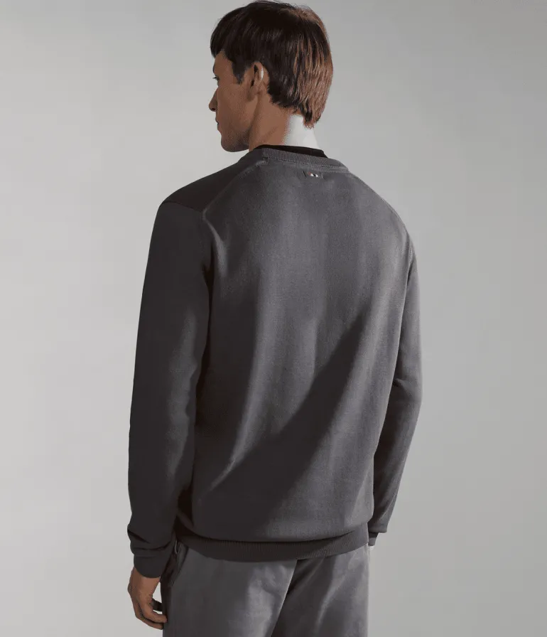 MAGLIONE DA UOMO NAPAPIJRI DROZ 4 DARK GREY SOLID NP0A4GJP H98