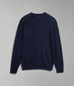 MAGLIONE DA UOMO NAPAPIJRI DAMAVAND C 4 BLU MARINE NP0A4GJU 176