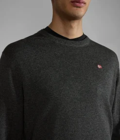 MAGLIONE DA UOMO NAPAPIJRI DAMAVAND C 4 DARGREY MEL NP0A4GJU 197