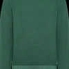 MAGLIONE DA UOMO SUN68 ROUND VINTAGE RICE VERDE SCURO K44145 37