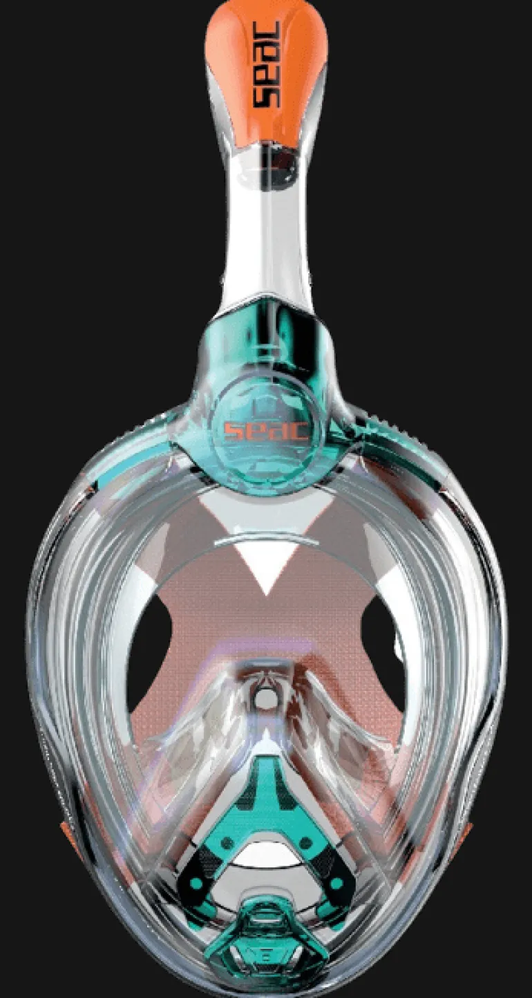 MASCHERA GRANFACCIALE SEAC SUB MAGICA JUNIOR ACQUAMARINA