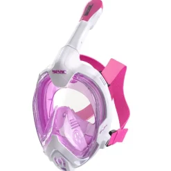 MASCHERA GRANFACCIALE SEAC FUN XS/S SLT/PI BIANCO/ROSA 170-14WP
