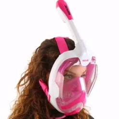 MASCHERA GRANFACCIALE SEAC MAGICA S/M SLT/PI BIANCO/ROSA 170-10WP/S