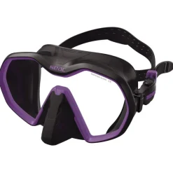 MASCHERA SEAC ICONA S/BL NERO/LILLA 75-69NLL/S