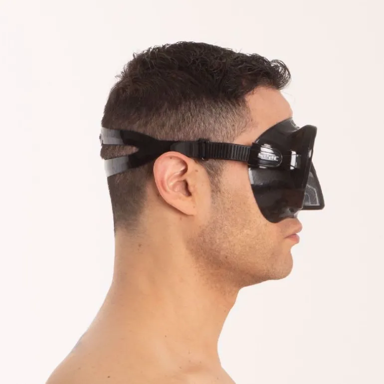 MASCHERA SEAC SUB AJNA S/BL NERO