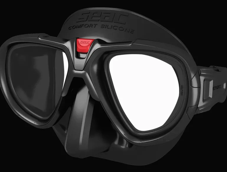 MASCHERA SUBACQUEA SEAC SUB UNISEX FOX NERO