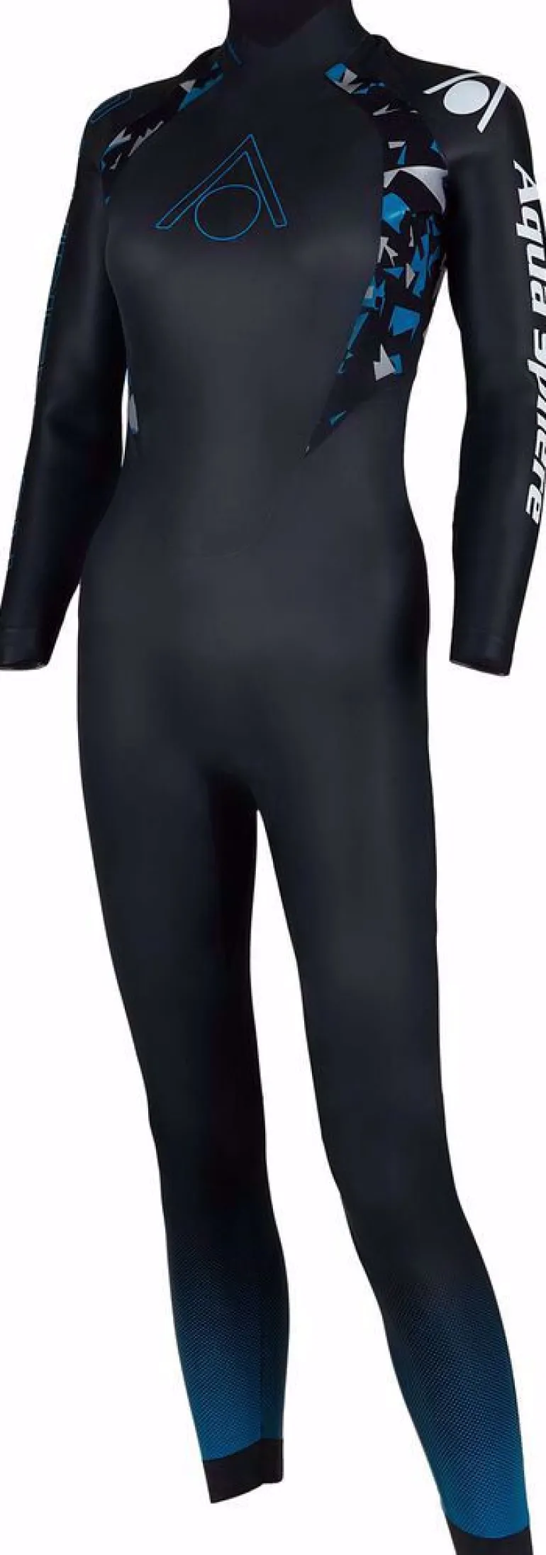 MUTA DA DONNA AQUASPHERE AQUASKIN FULL SUIT V3 W BLACK TURQUOISE 0143
