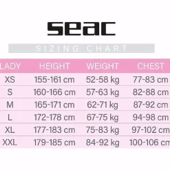MUTA DA DONNA SEAC SUB MUTA 2,2 LADY NERA-ROSA