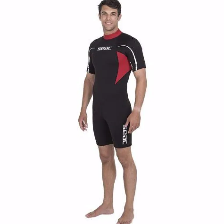MUTA DA UOMO 2,2 mm SEAC CORTA NERA/ROSSA
