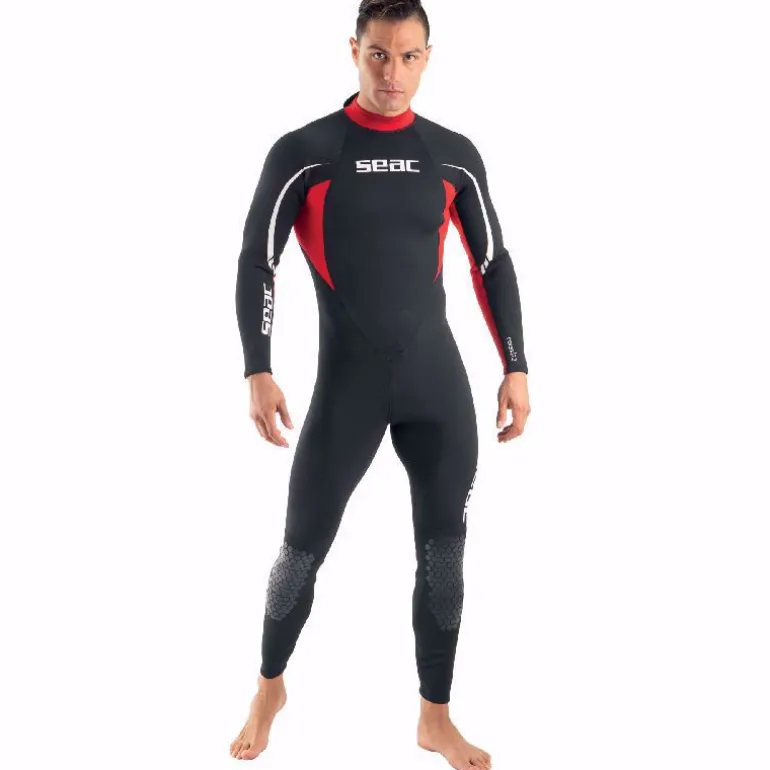 MUTA DA UOMO SEAC RELAX MAN 2,2 mm NERA/ROSSA