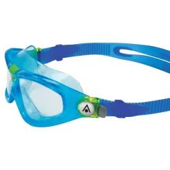 OCCHIALINI AQUASPHERE SEAL KID 2 TURQUOISE BLUE LENSES CLEAR 4340LC