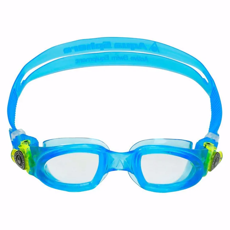 OCCHIALINI DA NUOTO JUNIOR AQUASPHERE MOBY AZZURRI
