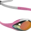 OCCHIALINO DA NUOTO JUNIOR ARENA SPIDER MIRROR R PINK GREY PINK - 1E362 902