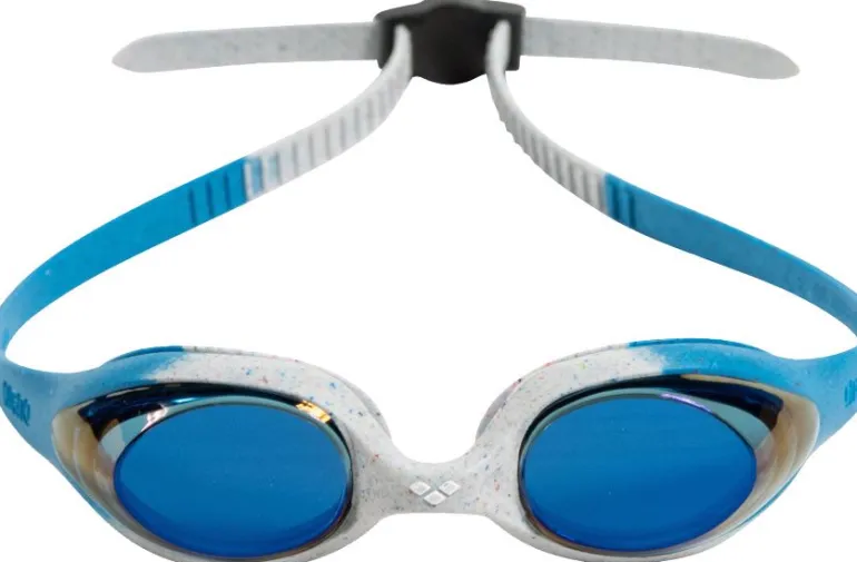 OCCHIALINO DA NUOTO JUNIOR ARENA SPIDER MIRROR R BLUE GREY BLUE - 1E362 903