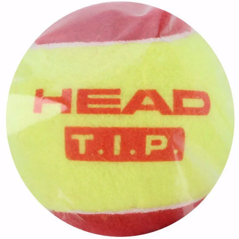 PALLINE TENNIS JUNIOR HEAD TIP RED X3