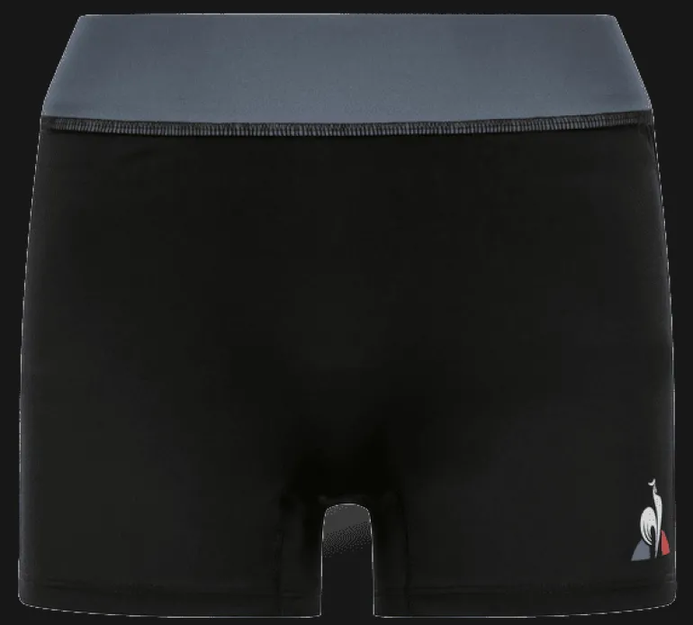 PANTALONCINI DA TENNIS DA DONNA LE COQ SPORTIF NERI