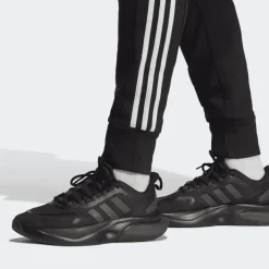 PANTALONE DA TUTA DA UOMO ADIDAS M 3S FT TC PT BLACK/WHITE HA4337