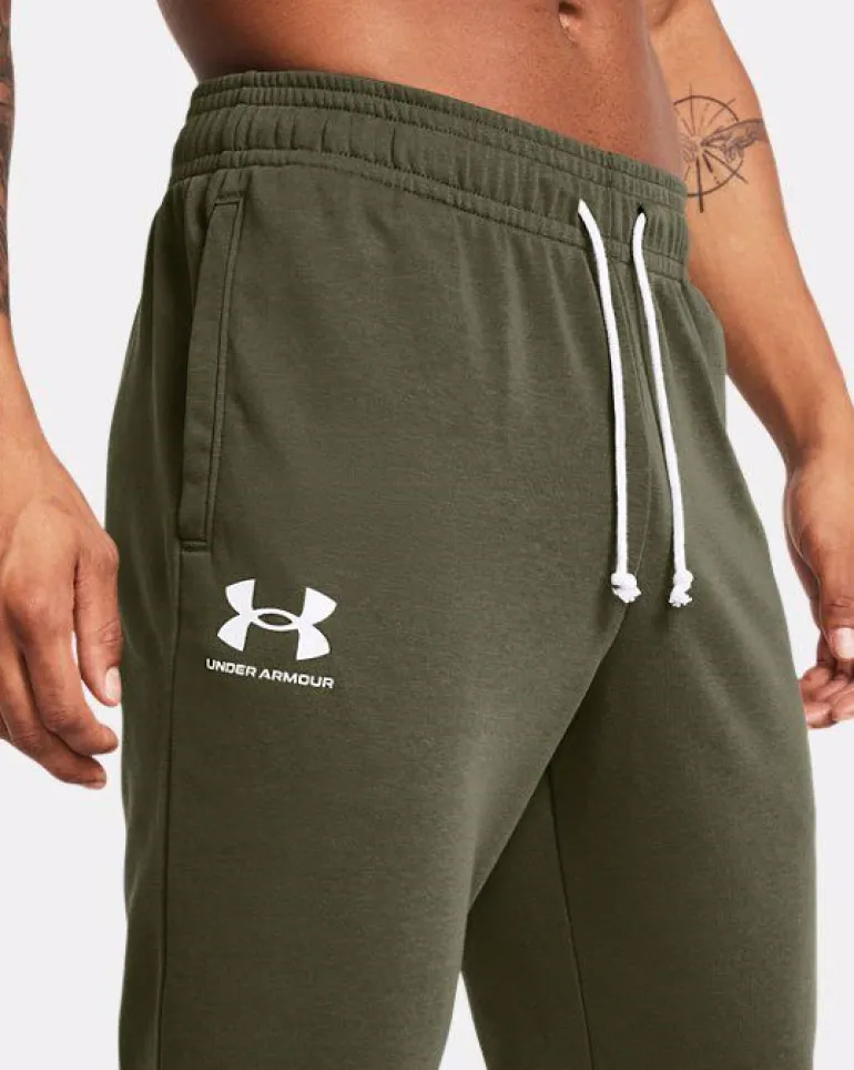 PANTALONE DA TUTA DA UOMO UNDER ARMOUR UA RIVAL TERRY 1380843 0390