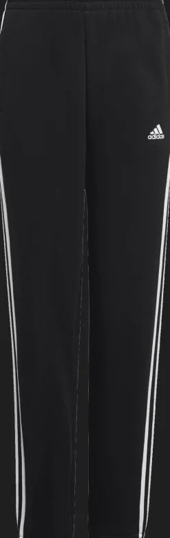 PANTALONE DA TUTA JUNIOR ADIDAS U 3S FL PANT BLACK/WHITE HR6333