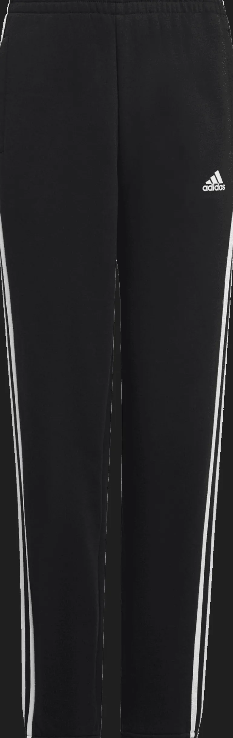 PANTALONE DA TUTA JUNIOR ADIDAS U 3S FL PANT BLACK/WHITE HR6333
