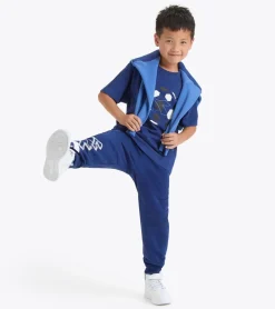 PANTALONE DA TUTA JUNIOR DIADORA LOGO SALTIRE NAVY 102.180954 60024