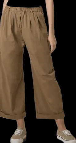 PANTALONI DA DONNA DEHA ALMOND BROWN D02475 12112
