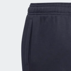 PANTALONI SPORTIVI JUNIOR ADIDAS ESSENTIALS IN FRENCH TERRY BLU CON POLSINO