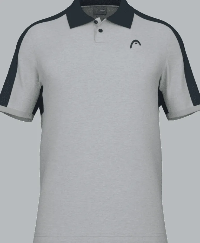 POLO DA TENNIS DA UOMO HEAD PLAY TECH 811704 GRCE