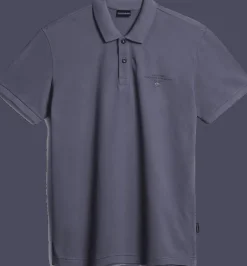 POLO DA UOMO NAPAPIJRI ELBAS 4 BLU GRISAIL B4D NP0A4GDL B4D