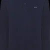 POLO DA UOMO SUN68 COLLAR EL. NAVY BLUE A44108 07