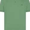 POLO DA UOMO SUN68 SMALL STRIPES ON COLLAR A35110 84