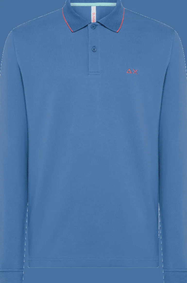 POLO DA UOMO SUN68 SMALL STRIPES A34110 56