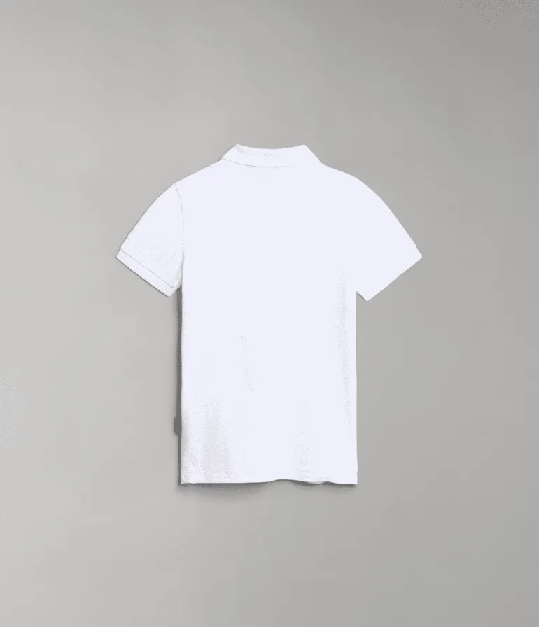 POLO JUNIOR NAPAPIJRI ELBAS 5 BRIGHTWHITE 002 NP0A4G4N 002
