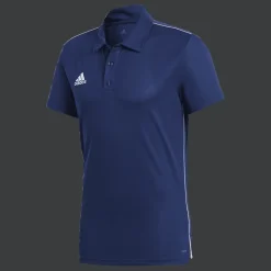 POLO MANICA CORTA TENNIS UOMO ADIDAS CORE 18 BLU
