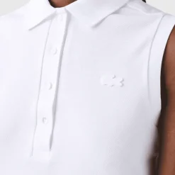POLO SMANICATA DA DONNA LACOSTE REGULAR FIT PF5445 001