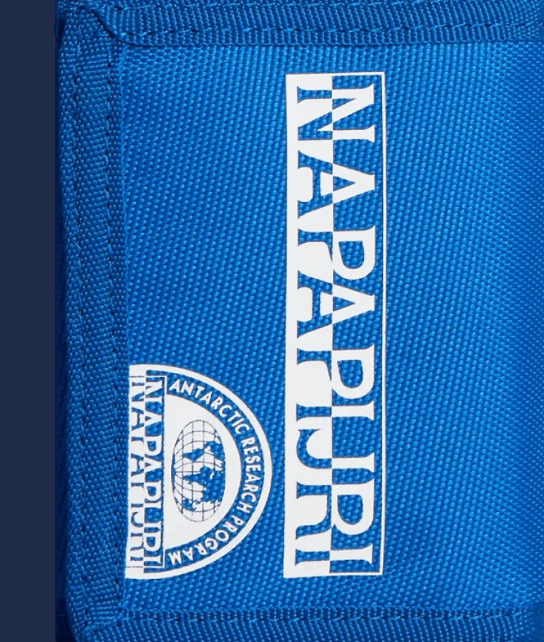 PORTAFOGLIO UNISEX NAPAPIJRI HAPPY WALLET 5 BLUE CLASSIC NP0A4HBN B2I