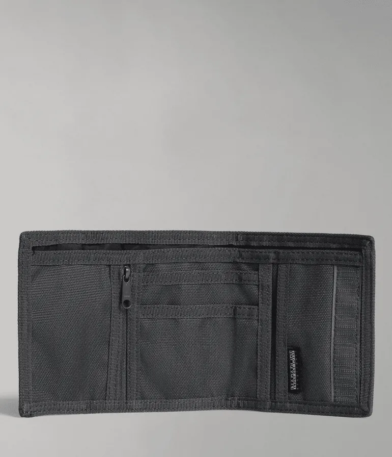 PORTAFOGLIO UNISEX NAPAPIJRI HAPPY WALLET 4 DARGREY SOLID NP0A4GQZ H98