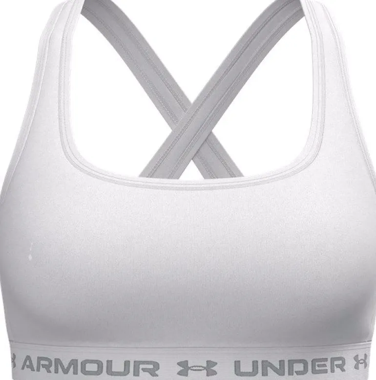 REGGISENO DA DONNA UNDER ARMOUR CROSSBACK MID WHITE 1361034 100