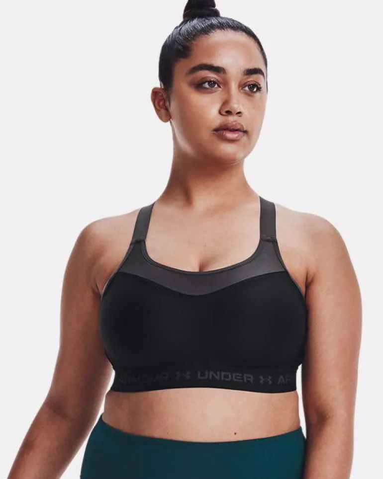 REGGISENO DA DONNA UNDER ARMOUR HIGH CROSSBACK BLACK 1355109 0001