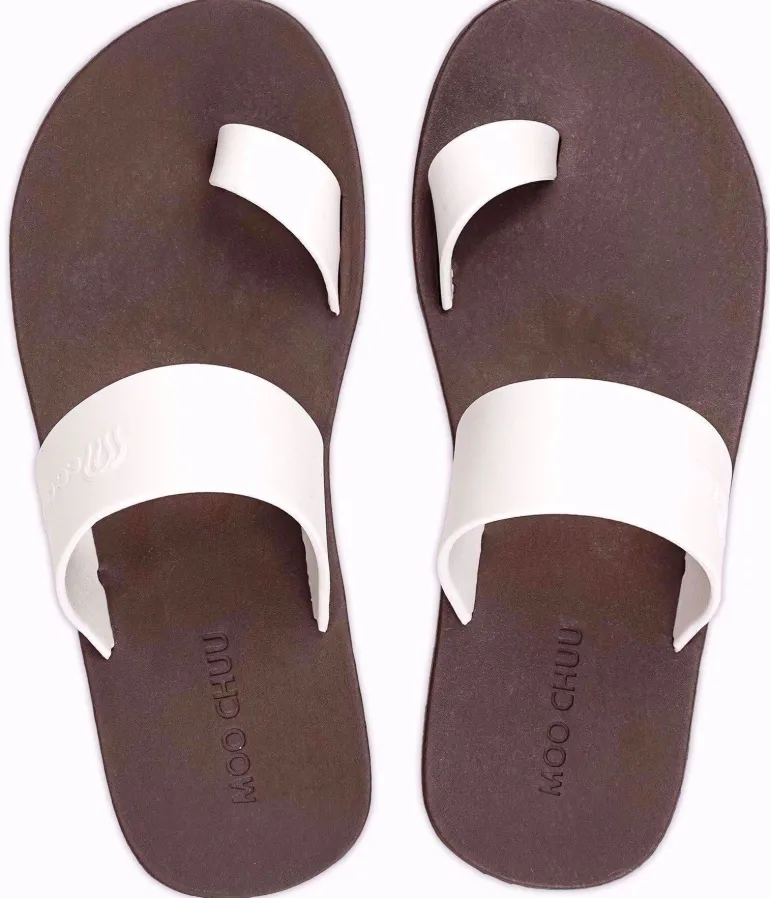 SANDALI MOO CHUU POP THUM BROWN WHITE
