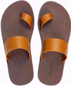 SANDALI MOO CHUU POP THUMB BROWN CARAMEL