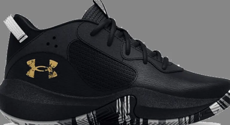 SCARPA DA BASKET UNDER ARMOUR LOCKDOWN 6 BLACK 3025618 0003