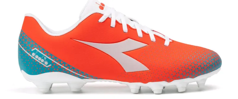 SCARPA DA CALCIO DA UOMO DIADORA PICHICHI 6 MG14 FLUO RED/VAPOR BLUE/TILE - 101.179606 D0664